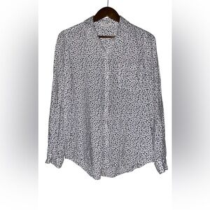 Beachlunchlounge Floral‎ Long Sleeve Shirt Cottagecore Prairie Dainty Women L